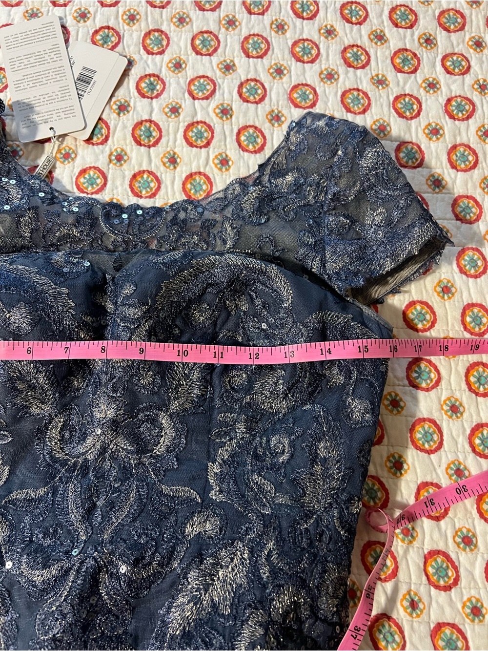 NWT JJ’s House Stormy Mother of the Bride Groom Wedding Maxi Dress size 4 - Picture 5 of 5
